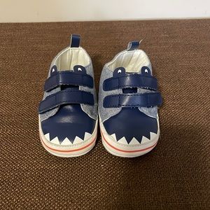 Carter’s Baby Boy Velcro Shark Shoes 6-9mo
